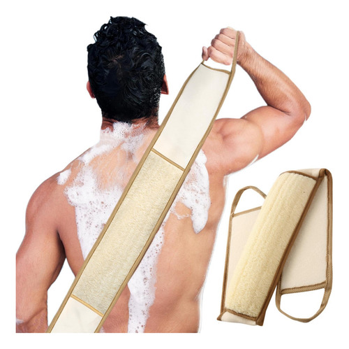 Esponja Exfoliante Natural Luffa Para Espalda Ducha Baño Color Nombre Del Diseño