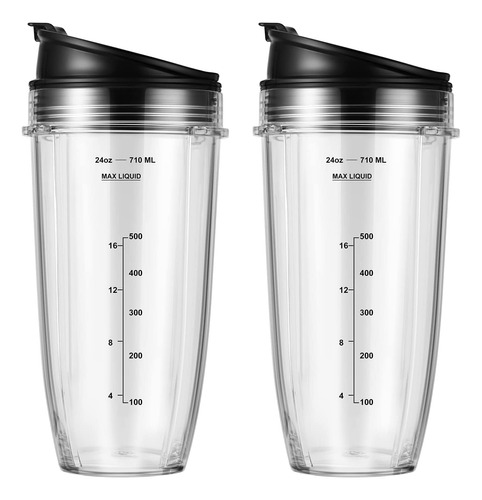 2-pack 24oz Copas De Ninja Blender Con Pie B08d8ckwh3_090424