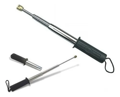 comprar Baston Tonfa Extensible Flexible De Acero Defensa + Funda