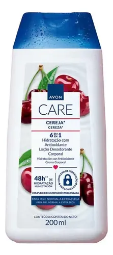 Avon Care Cereja Hidratante Desodorante Corporal 200ml | MercadoLivre