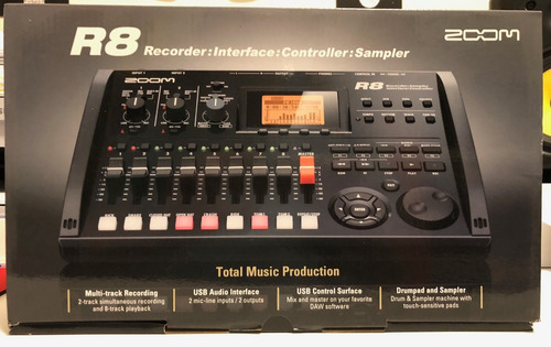 Zoom R8 Multi Track Recording Gravadora Estúdio Digital