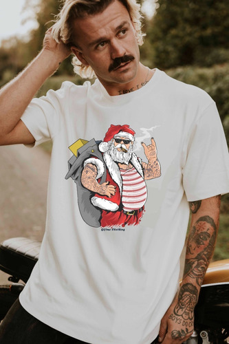 Camiseta Personalizada Papai Noel Radical - Natal - Giftme