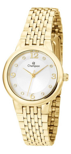 Relógio Champion Dourado Feminino 50 Metros Ch24857h