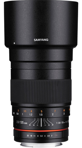 Samyang 135mm F/2.0 Ed Umc Lente Para Nikon F Mount With Ae