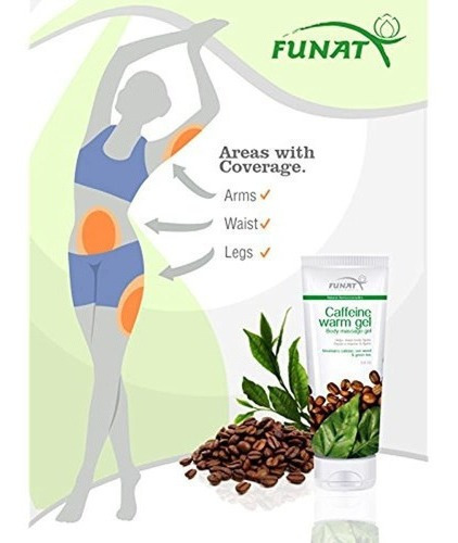 Funat Natural Body Fat Burner Caffeine Warm Gel Body Scrub G