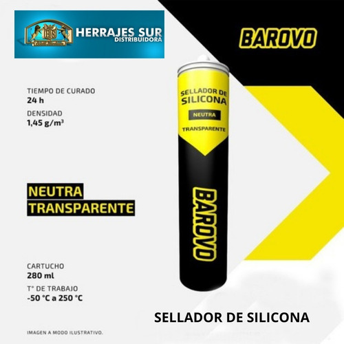 Imagen 2 de 8 de Silicona Transparente Sellador Pegamento 280ml Neutra