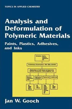 Libro Analysis And Deformulation Of Polymeric Materials :...