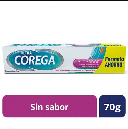 Pegamento Corega 70 Gr Sin Sabor 