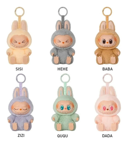 Labubu Monster Peluche Figura Generica Macaron Have Seat 1pz