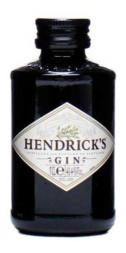 Miniatura Botellita Hendricks Gin 50ml Estampillada