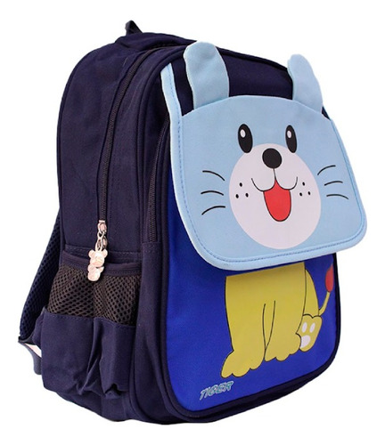 Morral Maleta Pequeña Gato Escolar Para Niños 7 Litros