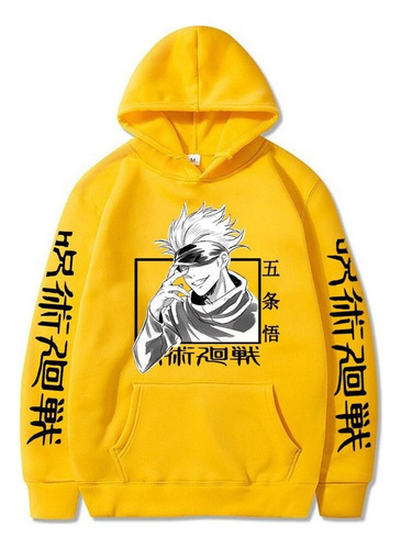 Jujutsu Kaisen Sudadera Con Capucha Hip Hop Anime Pullovers