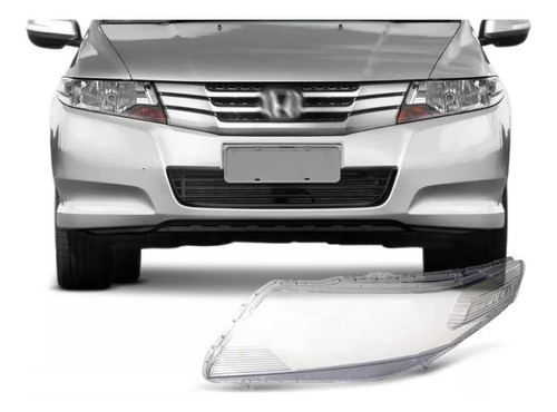 Lente Optica Acrilico P/ Honda City 2009 2010 2011 2012 2013