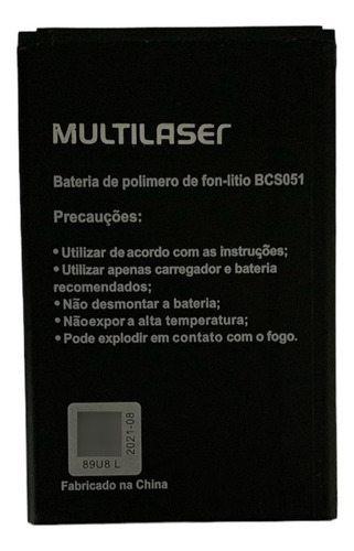 Flex Carga Bateria Para Multilaser E2 S148 Bcs051 Premium