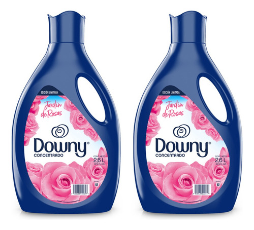 2 Pack Downy Suavizante Ropa Jardin De Rosas 2.6 Lt