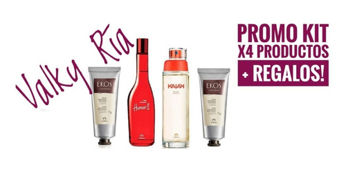 Promo Kit X4: Humor 1 Rojo + Kaiak Clasico Fem + Re Galos!  