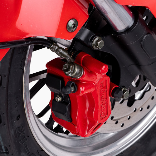 Scooter Elétrica 2000w Chopper U1 Wehawk Potente 50km/h Cor Vermelho 60v