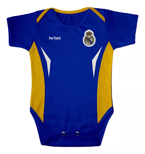 Pack bebe Real Madrid CF recién nacido regalo Real Madrid CF gorrito,  manoplas , patucos pijama 2 piezas