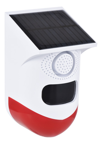 Sensor De Sirena Exterior Solar Solar De Movimiento Con Alar