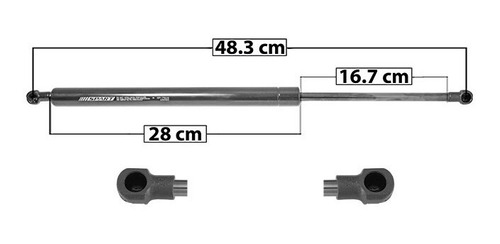 1-amortiguador 5a Puerta Izq O Der Spart Audi A5 09-15