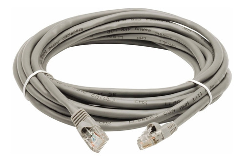 Cable De Red Utp Patch Cord Cat5e Conectores Rj45 10 Metros