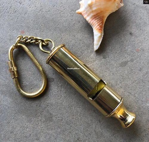 Nauticalmart Londres Inglaterra Policía Bobby Barrel Whistle