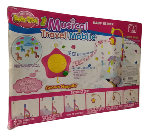 Cunero Movil Para Bebe Rojo (Usado)