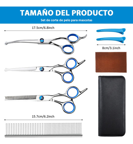 Tijeras Para Cortar Cabello, Juego De 7 Piezas, Tijeras De