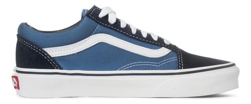 Tenis Vans Old Skool - 0d3hnvy - Azul Acero - Unisex