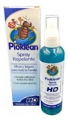 Spray Repelente De Piojos Y Liendres Pioklean  (uso Diario)