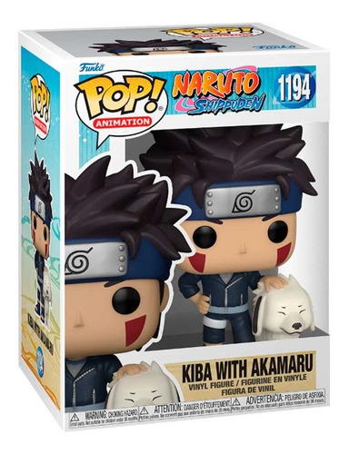 Funko Pop Naruto Shippuden Kiba With Akamaru 1194 Protector