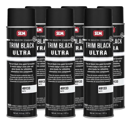 Sem Products Trim Black Ultra Pintura Aerosol Para Coche 6