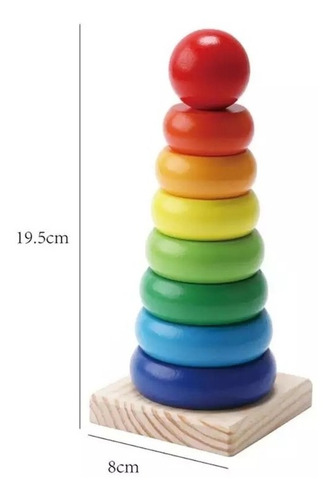 Juguetes Didácticos De Madera Niños/bebe Estimulación Set 6
