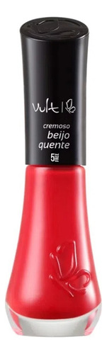 Vult Esmalte Cremoso 5free 8ml - Beijo Quente Cor Vermelho