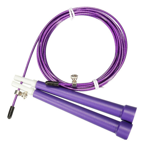 Soga De Saltar Acero Velocidad Speed Jump Rope Morado