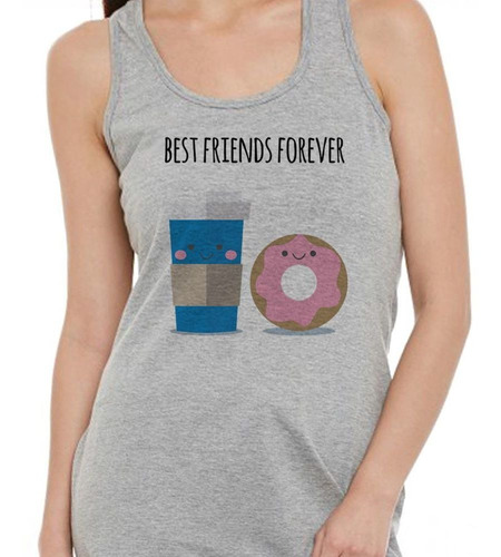 Musculosa Best Friends Dona Y Cafe