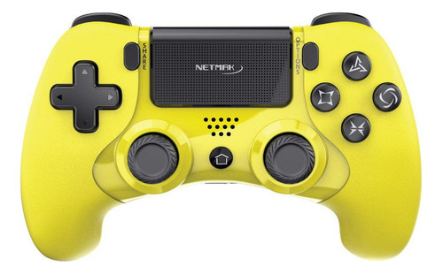 Joystick Inalámbrico para PS4 Bluetooth Netmak P401 Amarillo