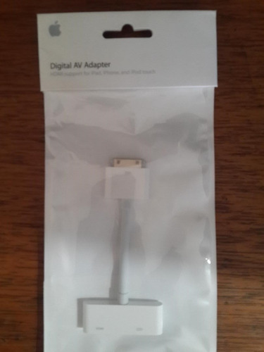Imagen 2 de 2 de Adaptador Hdmi Para iPod 4, iPhone 4, 4s Y iPad 2 Y 3 Origin