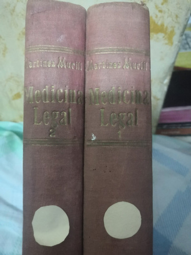 Medicina Legal. 1 Edición 1951. Dedicado Y Firmado 2 Tomos. 