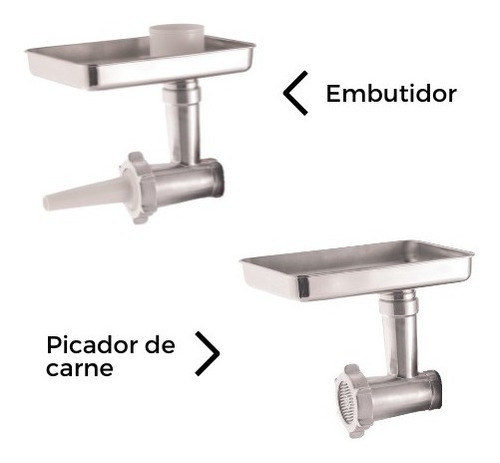 Imagen 6 de 10 de Combo Batidora Bm190 + Accesorio Picador De Carne Embutidor