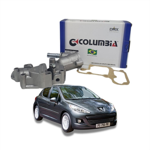 Carcaça Válvula Termostática Peugeot 206 207 Citroën C2 C3