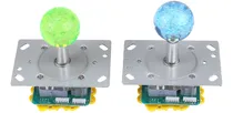 Comprar 20 Botones De Juego De Arcade Iluminados Por Led, 2 Joystick