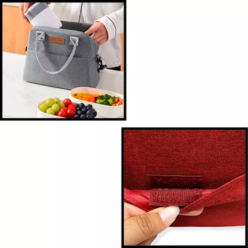 Lunchera Termica Vianda Escolar Cooler Bolso Viaje Correa