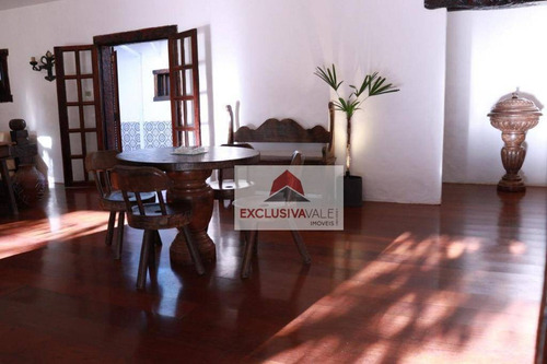 Chácara Com 4 Dormitórios À Venda, 11460 M², Com 920 M² De Área Construída, Por R$ 2.500.000 - São José Dos Campos/sp- A 15 Minutos Do Jardim Aquarius - Ch0008