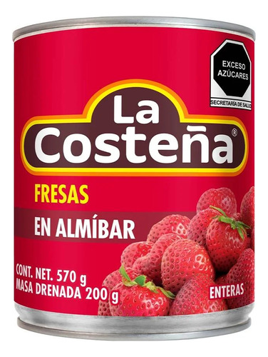La Costeña Fresas En Almíbar 570 Gr