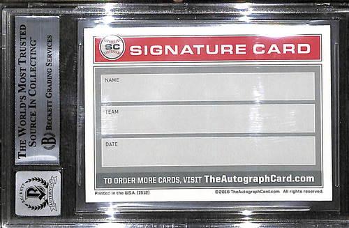 Yadier Molina Index Card Autografo Beckett De #10 (Usado)