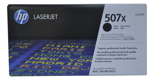 Toner Negro Hp 507x Ce400x Original Para Laserjet M551