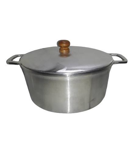 Imagen 1 de 2 de Olla 5 Litros Tipo Essen Gruesa Aluminio Fundido Artesanales