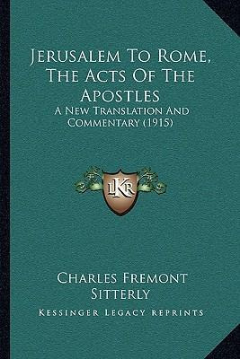 Libro Jerusalem To Rome, The Acts Of The Apostles : A New...