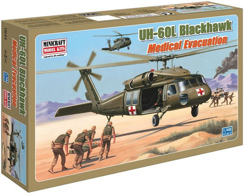 Uh-60l Blackhawk Medical Evacuation - 1/48 - Minicraft 14644